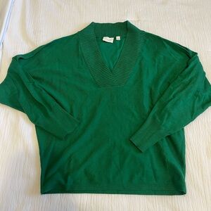 Cyrus Green V-Neck Sweater